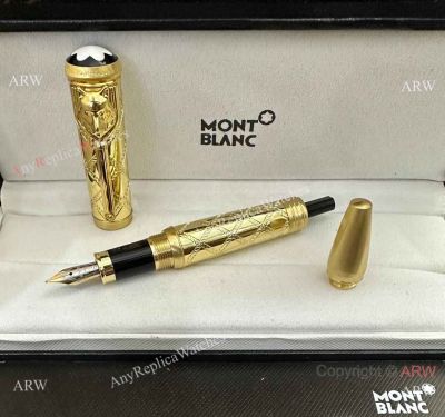 Replica Montblanc Writers Edition Rudyard Kipling Fountain Gold Pen